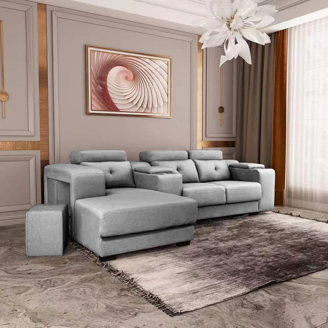 Bliss L-Shape Fabric Sofa