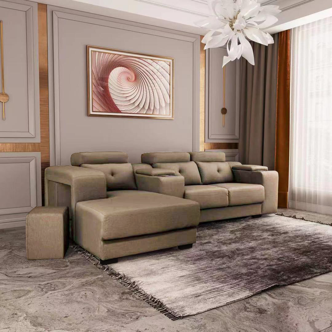 Bliss L-Shape Fabric Sofa