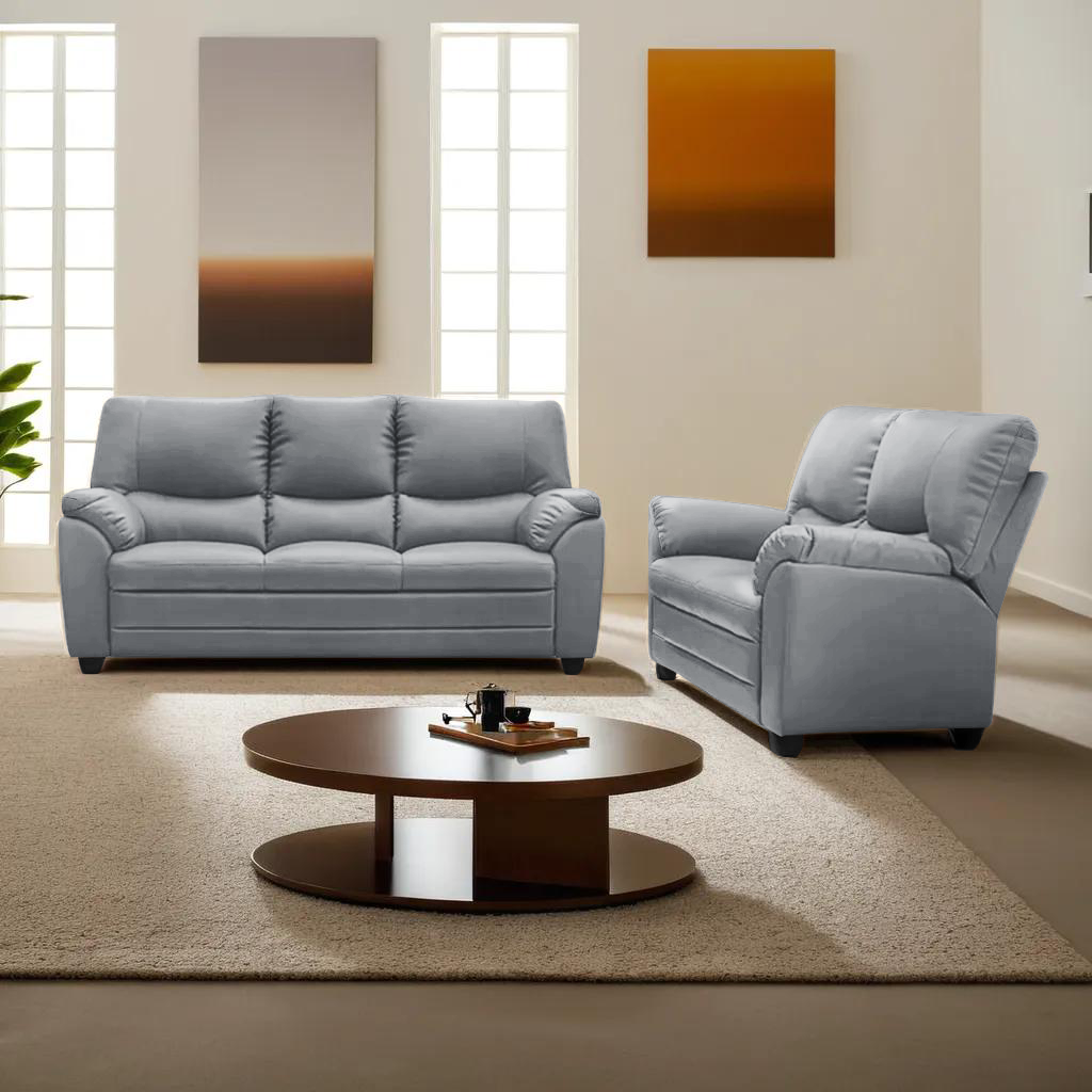 Candy Faux Leather Sofa