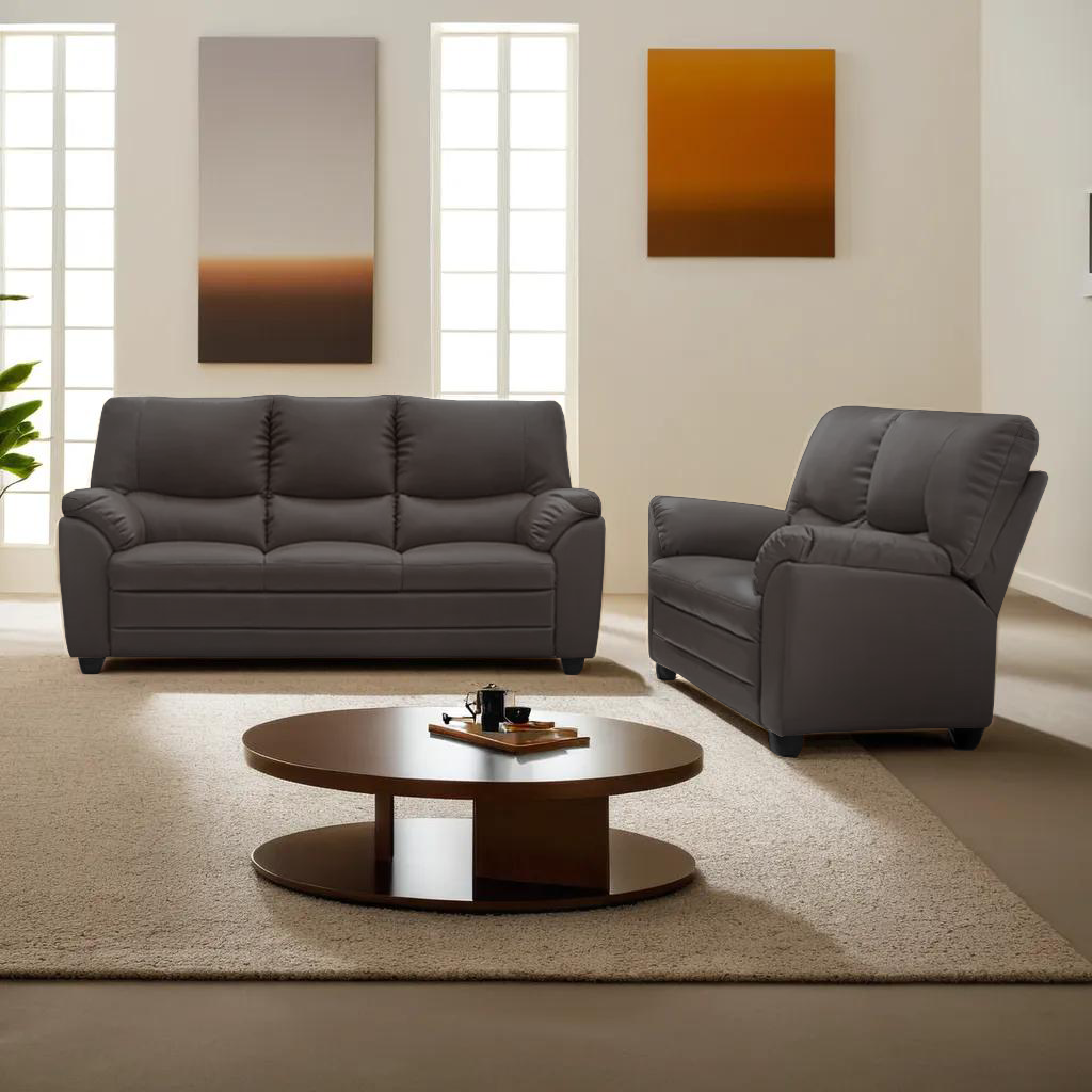 Candy Faux Leather Sofa