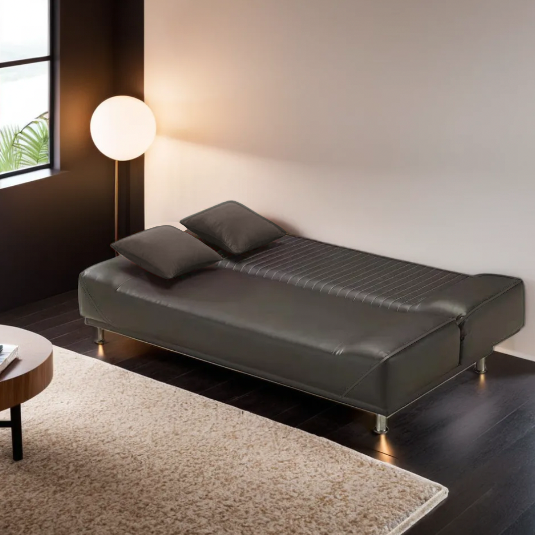 Hick Faux Leather Sofabed
