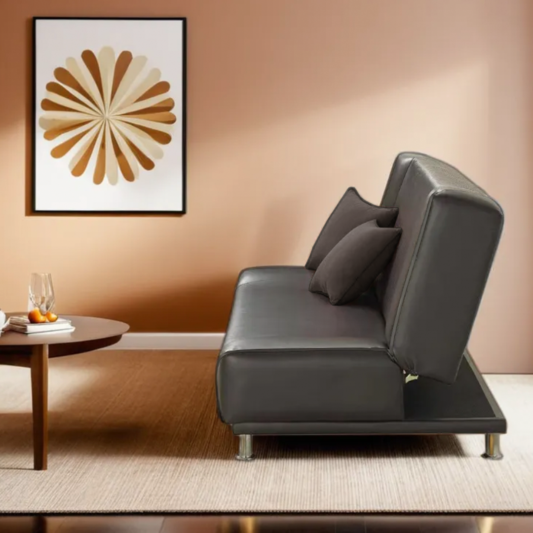 Hick Faux Leather Sofabed