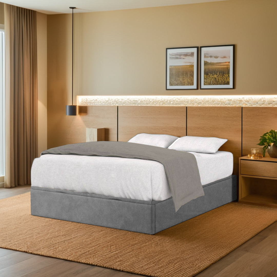 Luna Storage Bedframe Base Only (No Headboard)