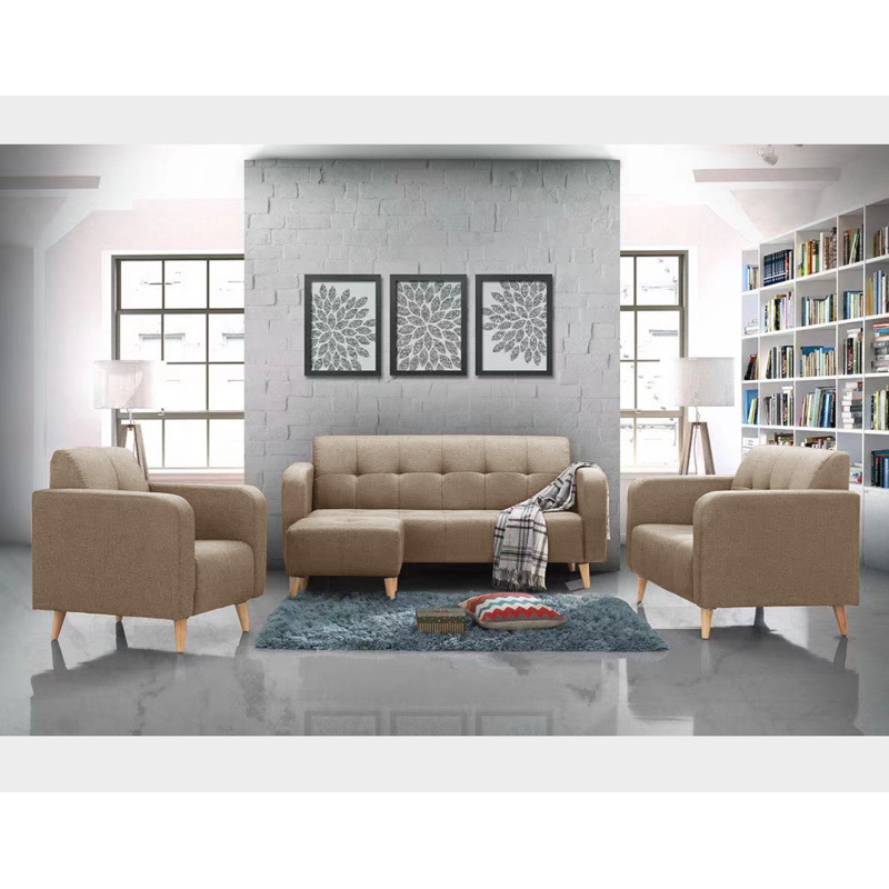 Matrix Velvet Fabric Sofa (Water Repellent)