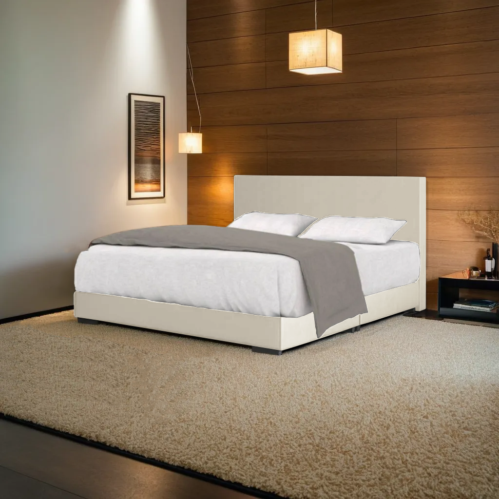 Brenton Faux Leather Divan Bedframe
