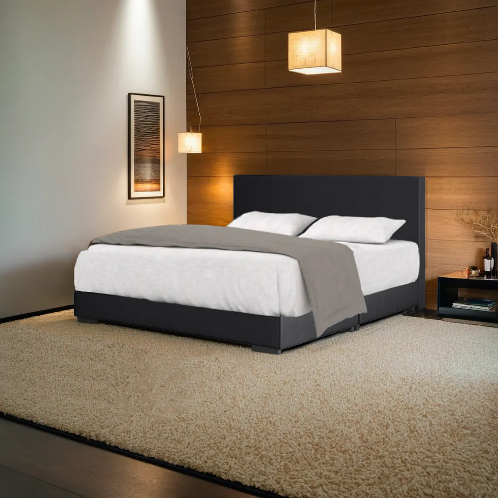 Brenton Faux Leather Divan Bedframe