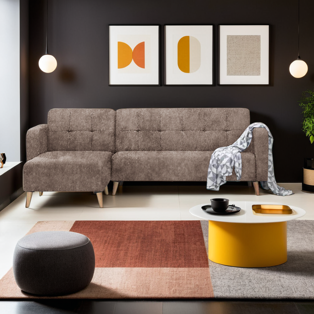 Viano Velvet Fabric Sofa (Water Repellent)