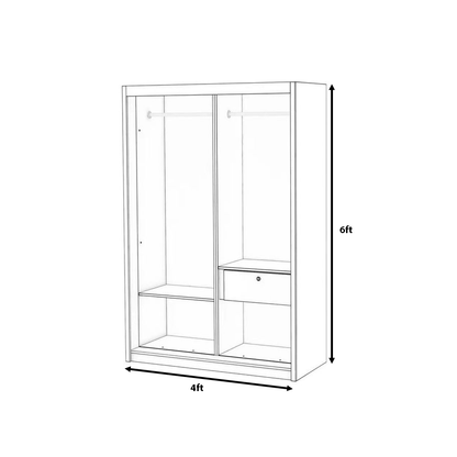 Gian Sliding Door Wardrobe