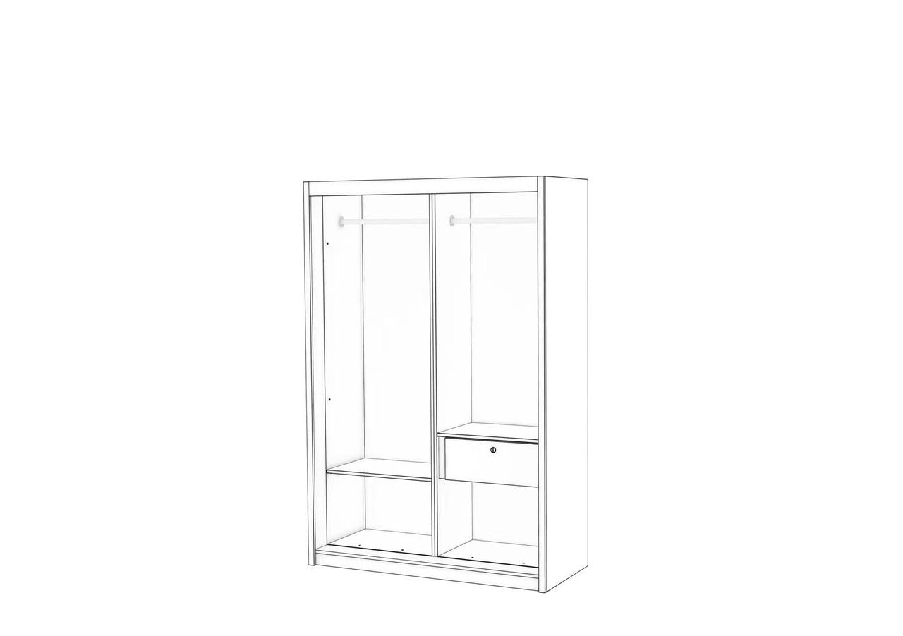 Coral Sliding Door Wardrobe