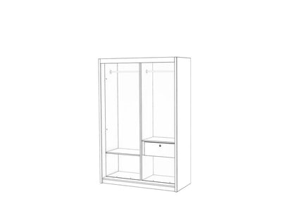 Coral Sliding Door Wardrobe