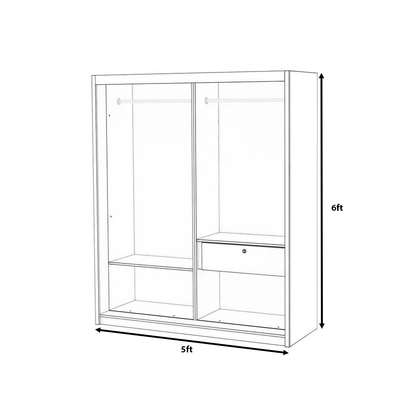 Gian Sliding Door Wardrobe