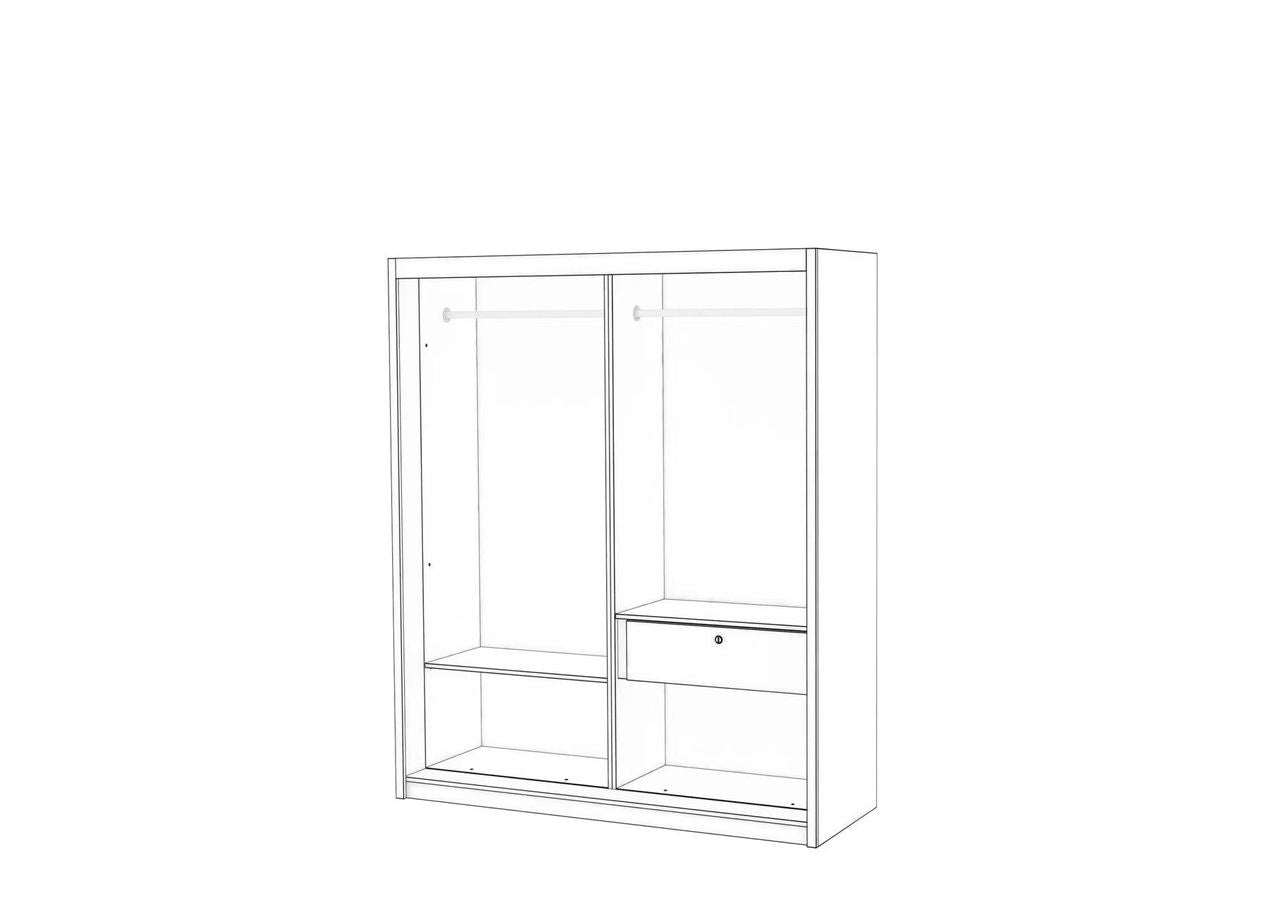 Coral Sliding Door Wardrobe