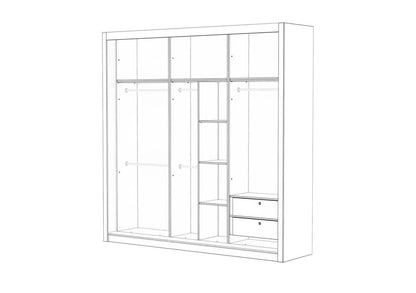 Coral Sliding Door Wardrobe