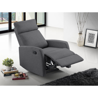 Axer Fabric Manual Recliner Armchair