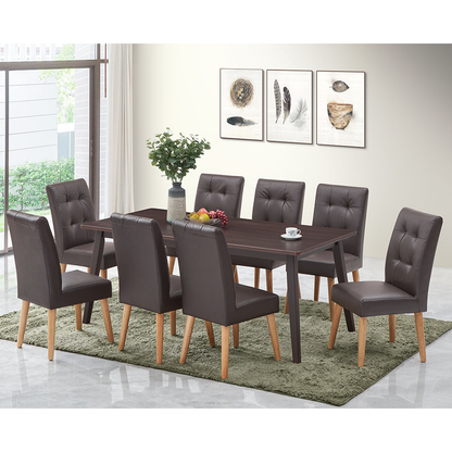 Amsia Dining Set (1+8)