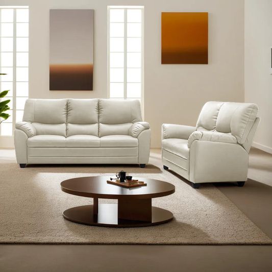 Candy Faux Leather Sofa