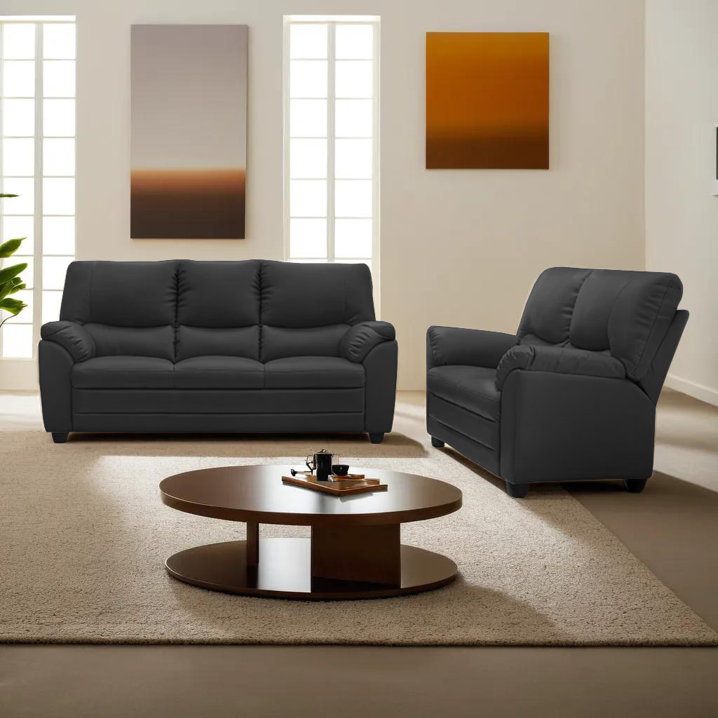 Candy Faux Leather Sofa