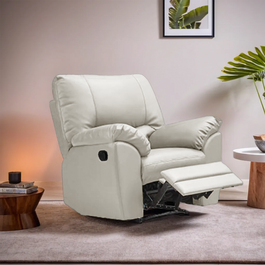 Candy Faux Leather Manual Recliner Armchair