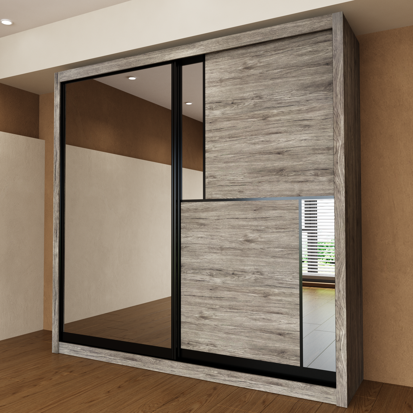 Gian Sliding Door Wardrobe