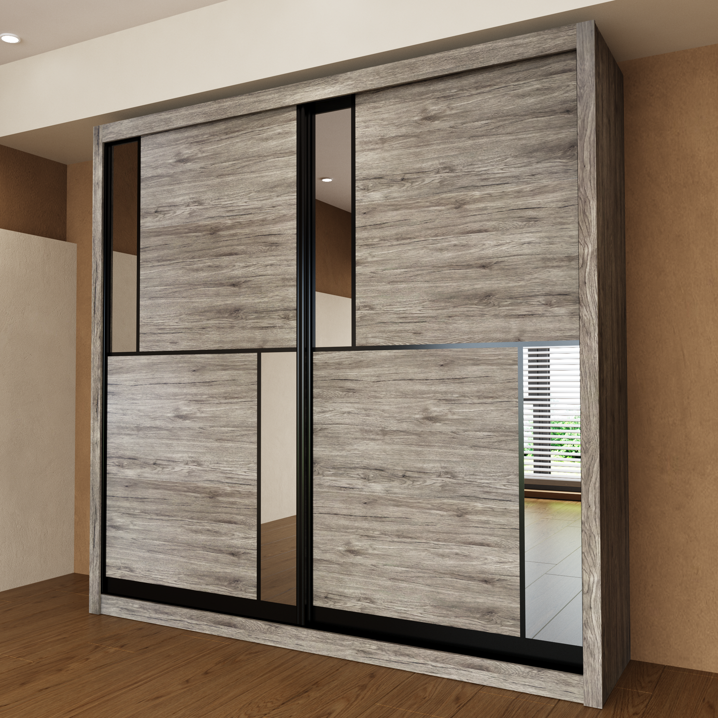 Gian Sliding Door Wardrobe