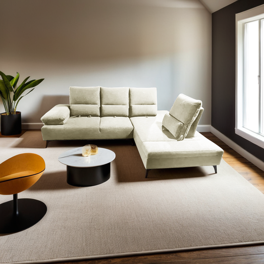 Gubi L-Shape Fabric Sofa (Pet-Friendly)