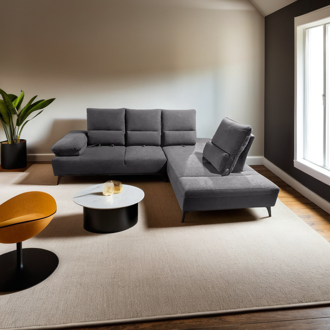 Gubi L-Shape Fabric Sofa (Pet-Friendly)