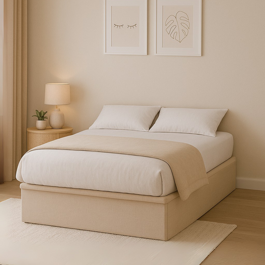 Luna Storage Bedframe Base Only (No Headboard)