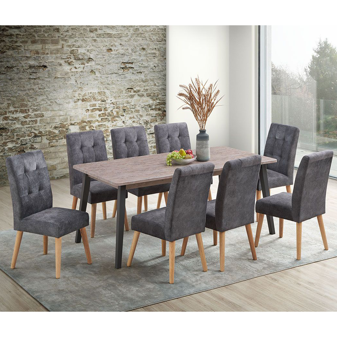 Omma Dining Set (1+8)