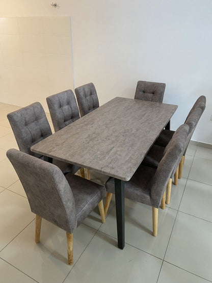 Omma Dining Set (1+8)
