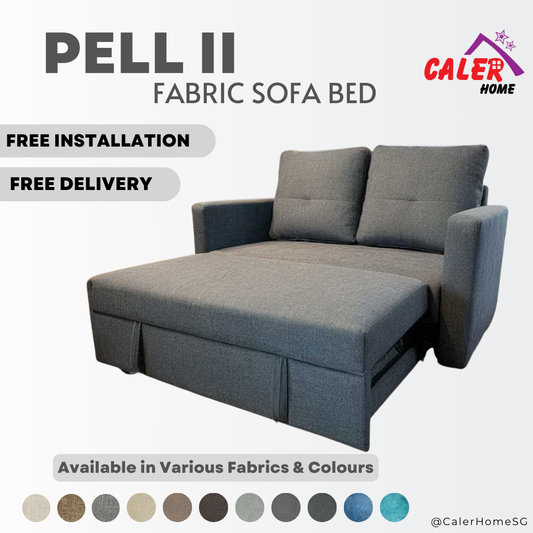 Pell II Fabric SofaBed (Water Repellent & Pet-Friendly Option)