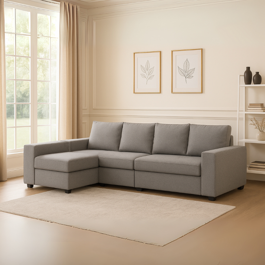 Ubber Sofa (4 Seater + Stool)