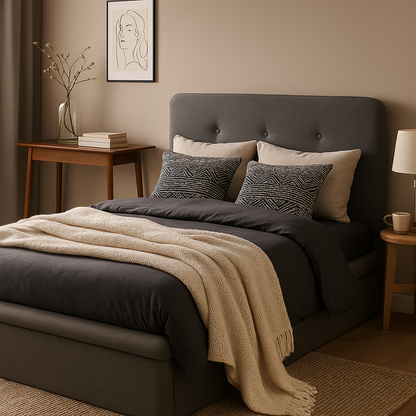 Yuta Storage Bedframe + Comfort Plus 10" Spring Mattress